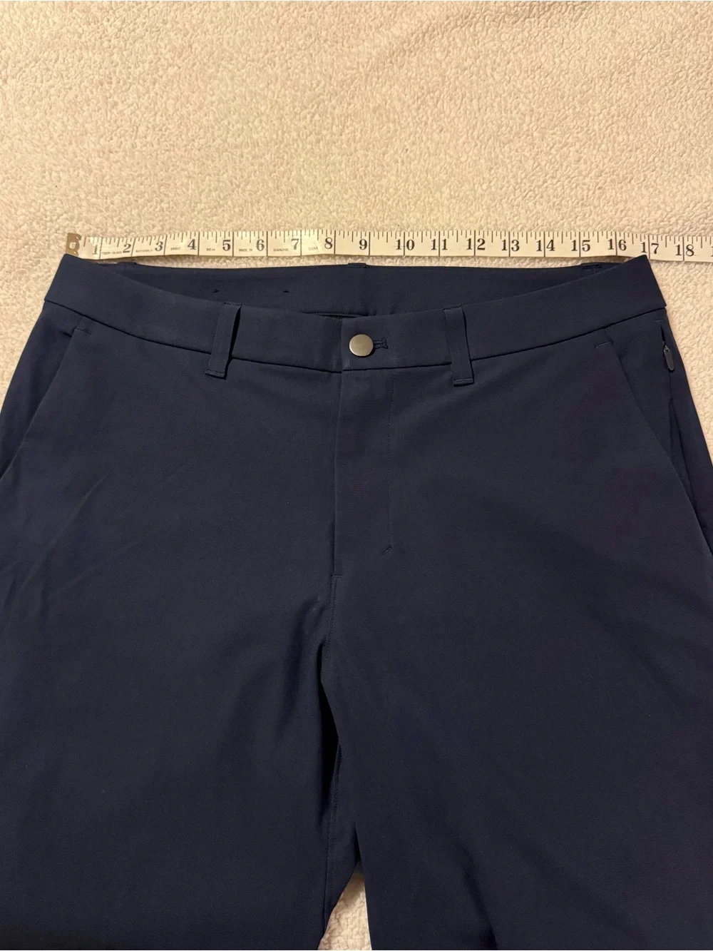Lululemon ABC Slim-Fit Trouser Warpstreme True Navy Blue Men's Slim Chino Pants